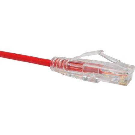 UNIRISE USA 12Ft Cat6 Clearfit Slim Patch Cable Red CS6-12F-RED